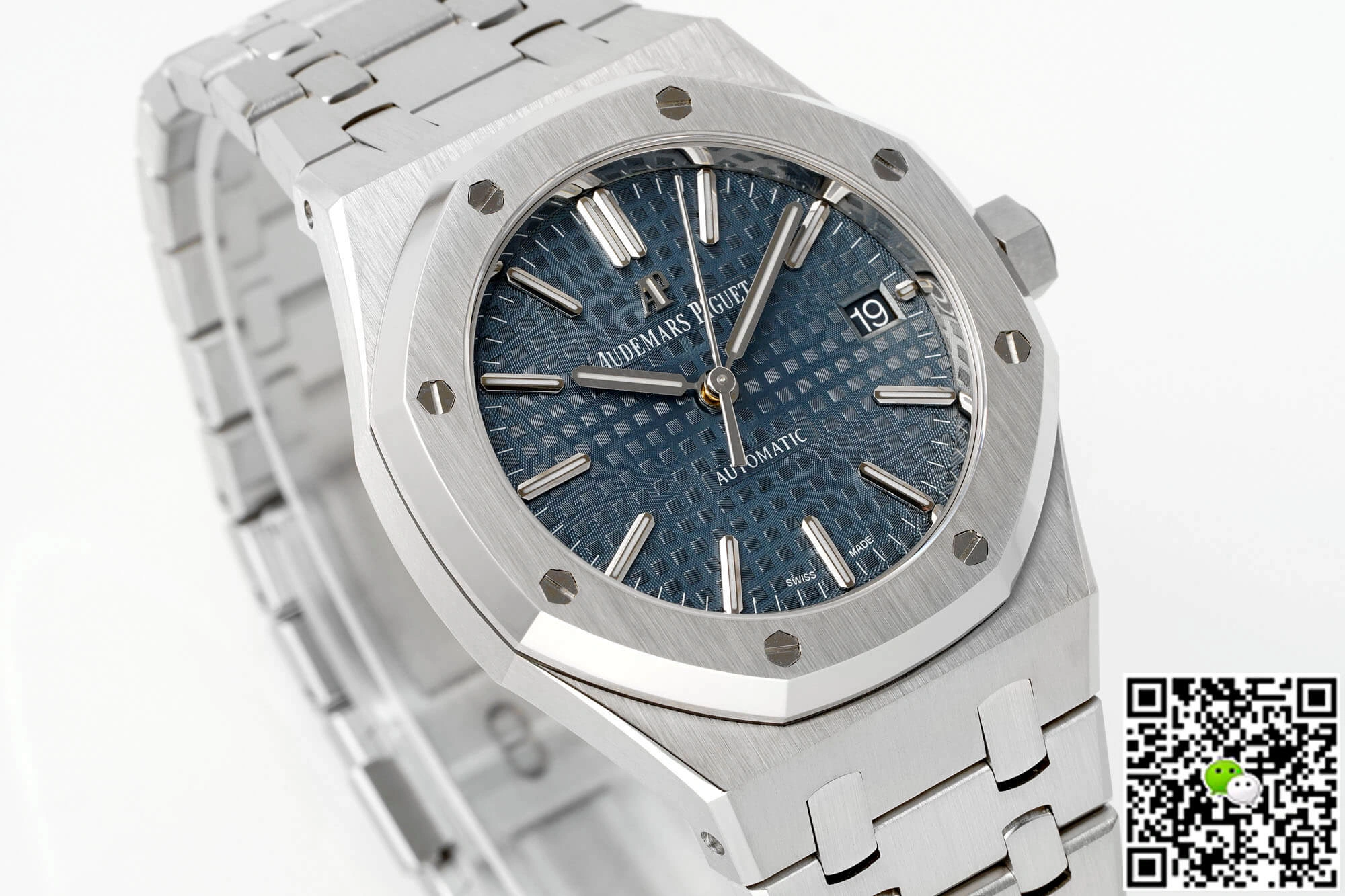 Audemars Piguet Royal Oak 15450ST.OO.1256ST.03 APS Factory 1:1 Best Edition Replica Watch Titanium Case Blue Dial